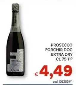 Vivo Supermercati Prosecco Forchir DOC Extra Dry offerta
