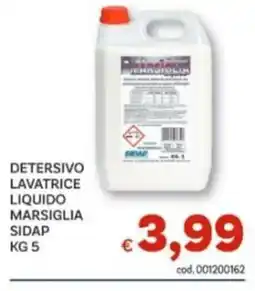 Vivo Supermercati Detersivo lavatrice liquido Marsiglia Sidap offerta