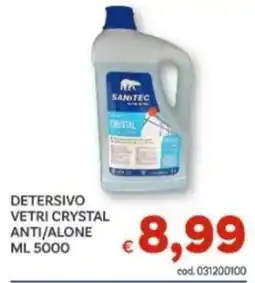 Vivo Supermercati Detersivo vetri crystal anti/alone sanitec offerta