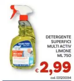 Vivo Supermercati Detergente superfici multi activ limone offerta