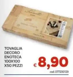Vivo Supermercati Tovaglia decoro enoteca offerta