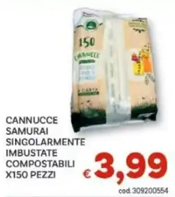 Vivo Supermercati Cannucce samurai offerta
