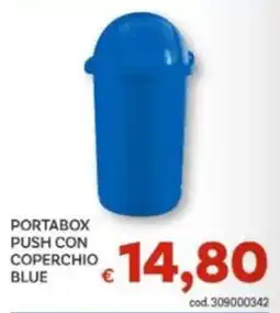 Vivo Supermercati Portabox push con coperchio blue offerta