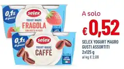Famila Selex yogurt magro gusti assortiti offerta