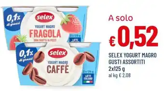 Selex yogurt magro gusti assortiti