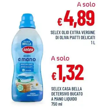 Selex casa bella detersivo bucato a mano liquido