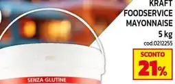 C+C maxigross Kraft foodservice mayonnaise senza glutine offerta