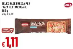 Famila Selex base pizza rettangolare offerta