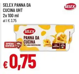 Famila Selex panna da cucina uht offerta