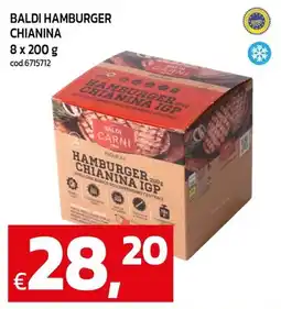C+C maxigross Baldi hamburger Chianina offerta