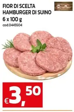C+C maxigross Fior di scelta hamburger di suino offerta