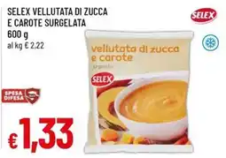 Famila Selex vellutata di zucca e carote offerta