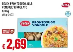 Famila Selex prontosugo alle vongole offerta