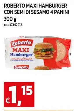 C+C maxigross Roberto Maxi Hamburger con semi di sesamo offerta