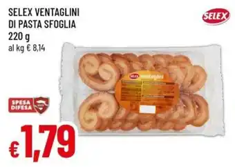 Selex ventaglini di pasta sfoglia