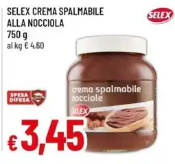 Famila Selex crema spalmabile nocciola offerta