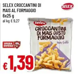 Famila Selex croccantini di mais gusto formaggio offerta
