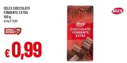Famila Selex cioccolato fondente extra offerta