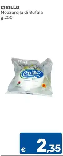 ARCA C+C cash and carry Mozzarella di Bufala Cirillo offerta