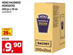 C+C maxigross Heinz maionese monodose offerta
