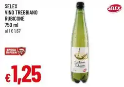 Famila Selex vino trebbiano rubicone offerta