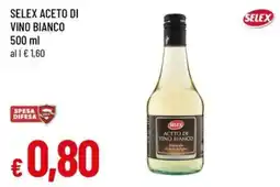 Famila Selex aceto di vino bianco offerta