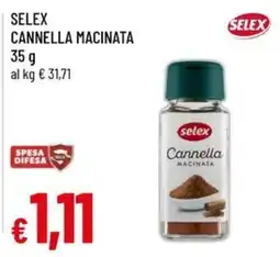 Famila Cannella macinata Selex offerta