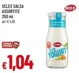 Famila Selex salsa yogurt offerta