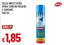 Famila Selex insetticida spray contro mosche e zanzare offerta