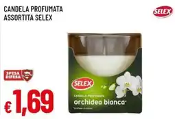 Famila Candela profumata orchidea bianca Selex offerta