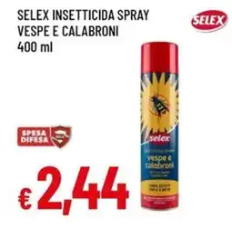 Famila Selex insetticida spray vespe e calabroni offerta