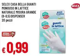 Famila Guanti in lattice monouso Casa Bella offerta