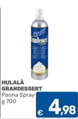 ARCA C+C cash and carry Hulalà Grandessert Panna Spray offerta