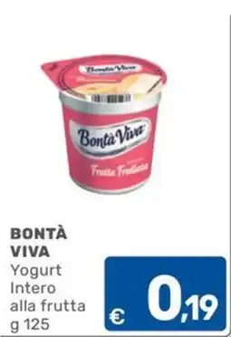 ARCA C+C cash and carry Bontà Viva Yogurt Intero alla frutta offerta