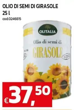 C+C maxigross Olio di semi di girasole Olitalia offerta