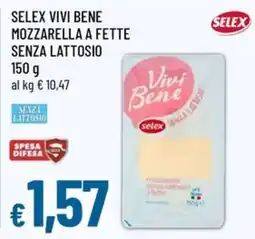 Famila Selex vivi bene mozzarella senza lattosio offerta