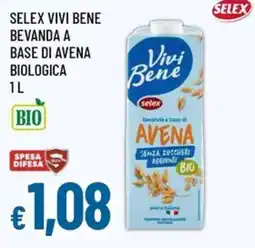 Famila Selex Vivi Bene bevanda a base di avena biologica offerta