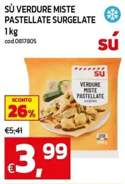 C+C maxigross Sù verdure miste pastellate surgelate offerta