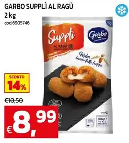C+C maxigross Garbo Supplì al ragù offerta