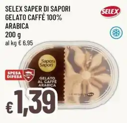Famila Selex Saper di Sapori Gelato Caffè 100% Arabica offerta