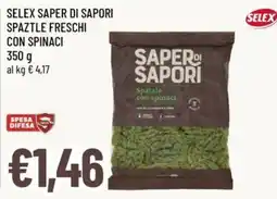 Famila Saper di sapori Spätzle con spinaci offerta