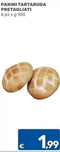 ARCA C+C cash and carry Panini tartaruga pretagliati offerta