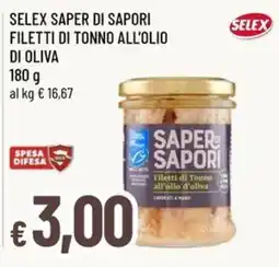 Famila Saper di Sapori Filetti di Tonno all’olio di Oliva offerta