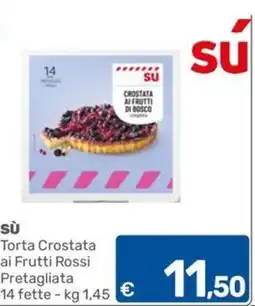 ARCA C+C cash and carry Sù Torta Crostata ai Frutti Rossi Pretagliata offerta
