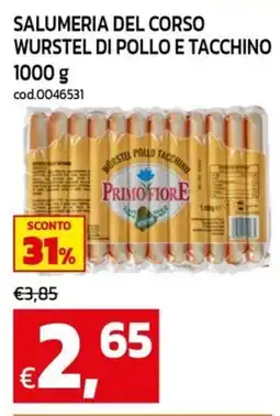 C+C maxigross Würstel di pollo e tacchino Primo Fiore offerta