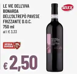 Famila Le vie dell'uva Bonarda offerta