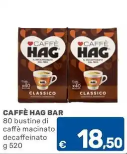 ARCA C+C cash and carry Caffè Hag bar offerta
