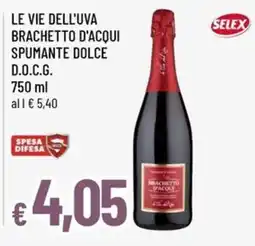 Famila Le vie dell'uva Brachetto d'Acqui offerta