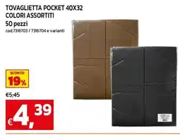 C+C maxigross Tovaglietta pocket offerta