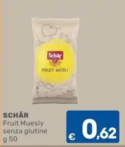 ARCA C+C cash and carry Schär Fruit Muesly senza glutine offerta